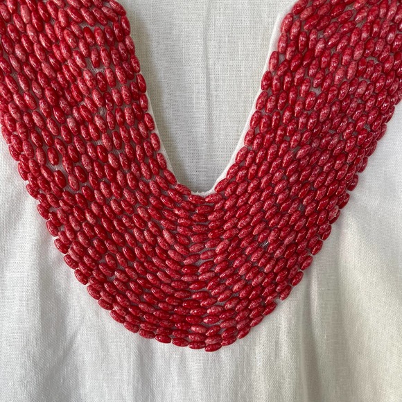 Isaac Mizrahi Tops - Isaac Mizrahi Size XL Beaded Keyhole collar tunic size XL